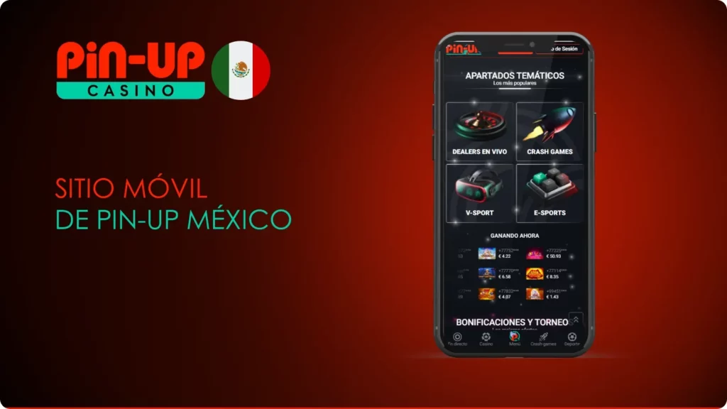 Sitio Móvil de Pin-Up México