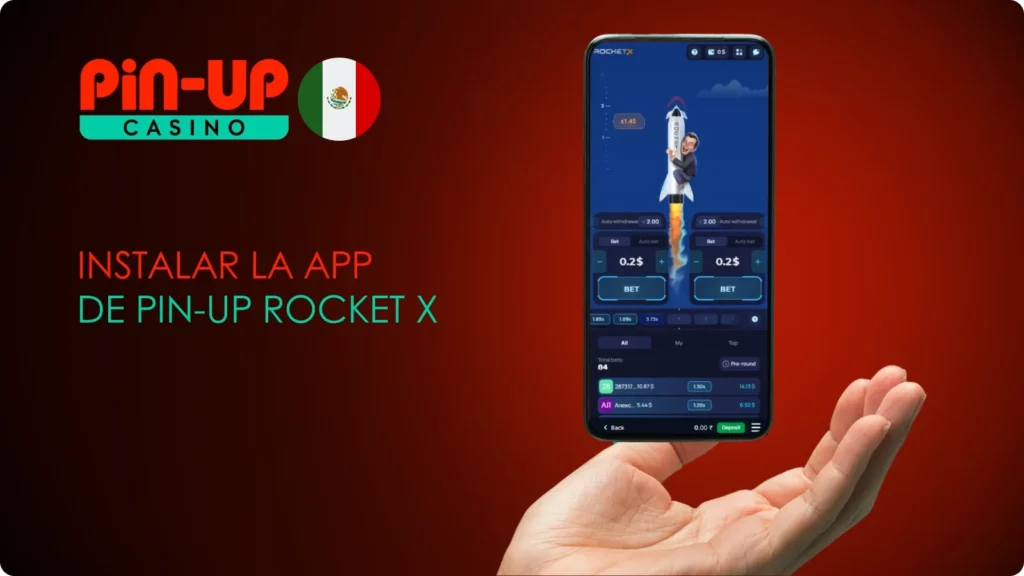 App de Pin-Up Rocket X