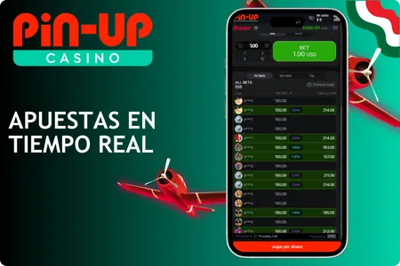 apuestas en tiempo real en casino pin up en línea